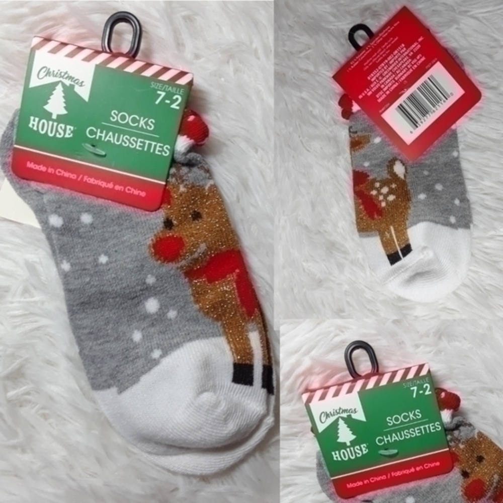 🛍Holiday Rudolf The Red Nose Reindeer Ankle Socks